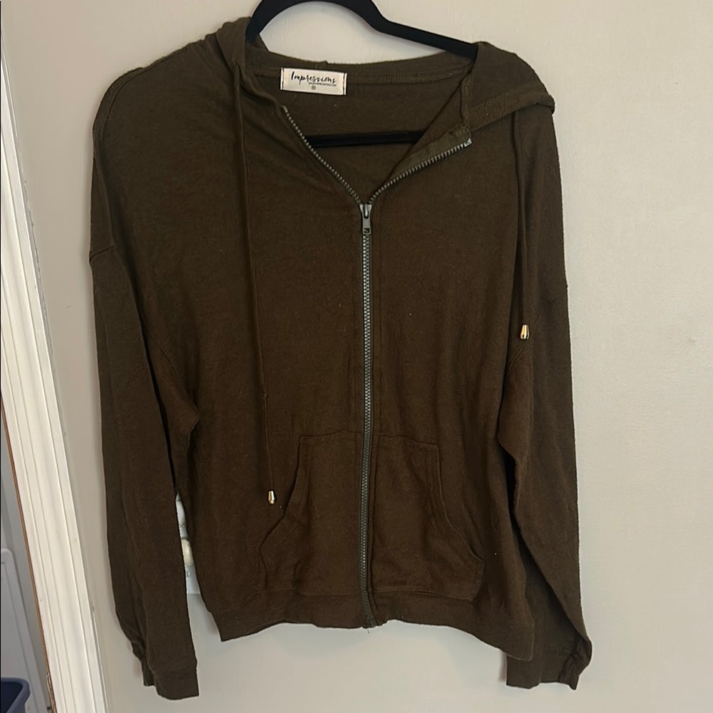 Impressions Earthy Brown Hoodie